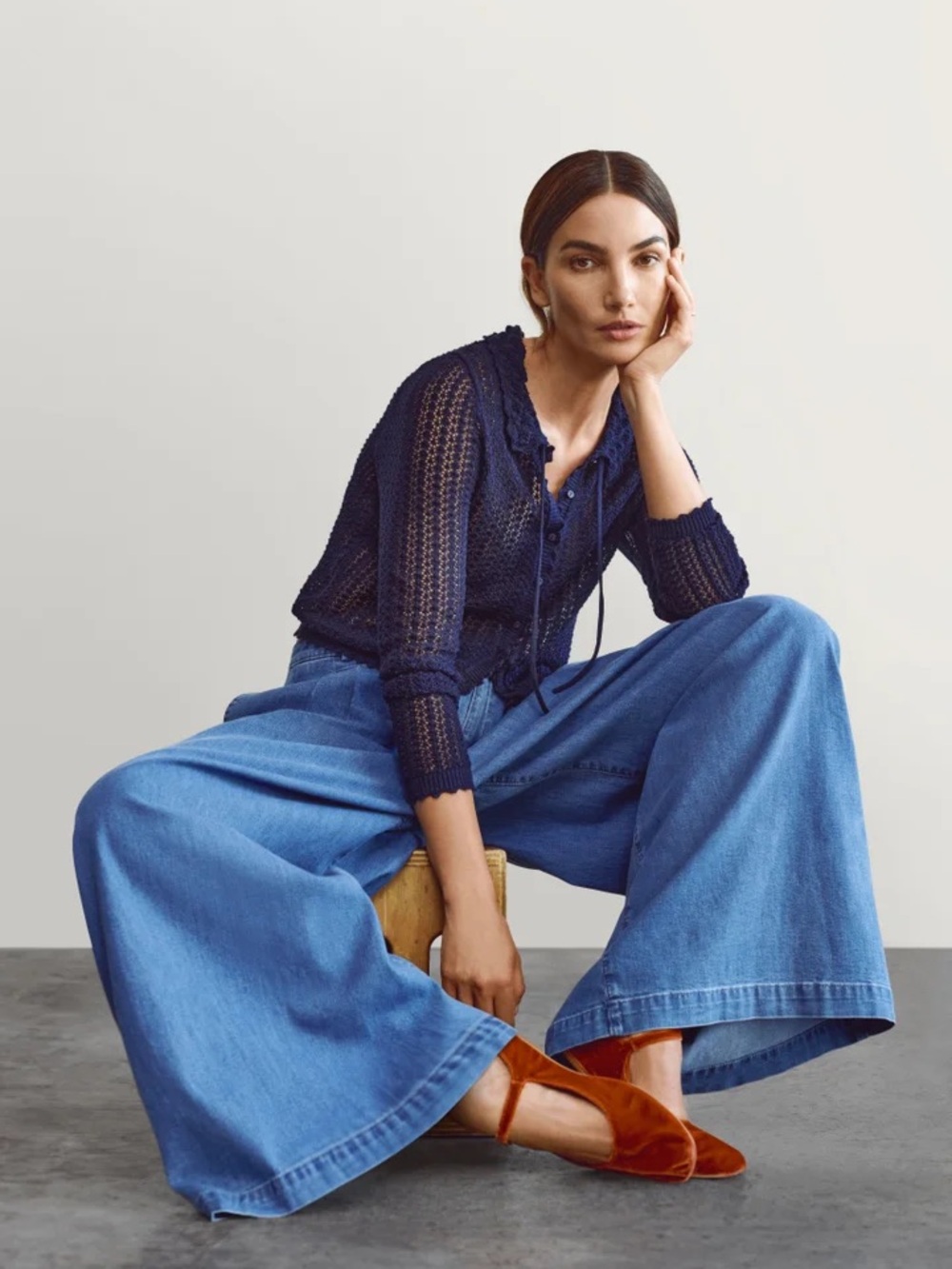 GAP x DÔEN High Rise Denim Trousers